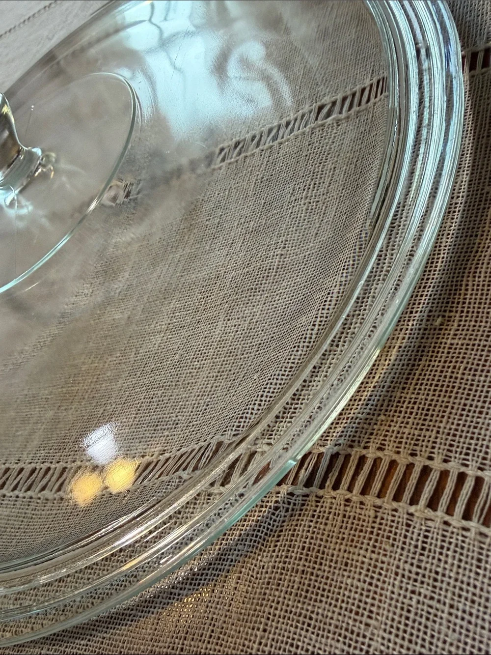 Pyrex clear glass